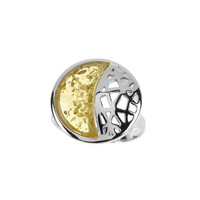 Anello in argento con Ambra Baltica