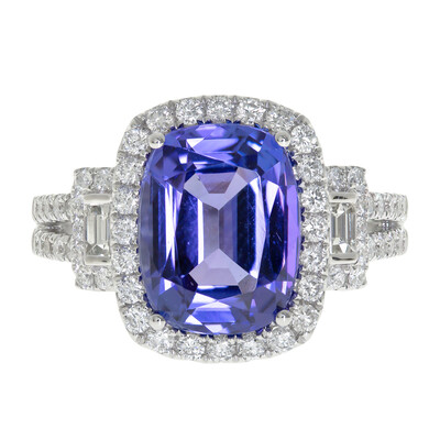 Anello in oro con Tanzanite AAA (CIRARI)