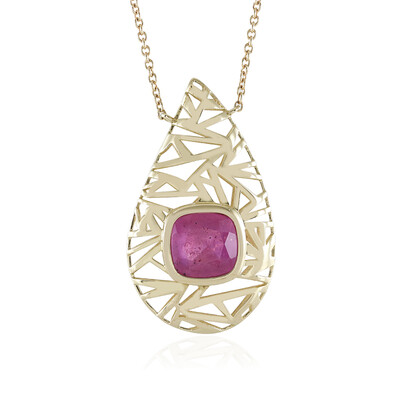 Collana in oro con Zaffiro Rosa (Ornaments by de Melo)