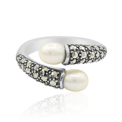 Anello in argento con Perla di Acqua Dolce