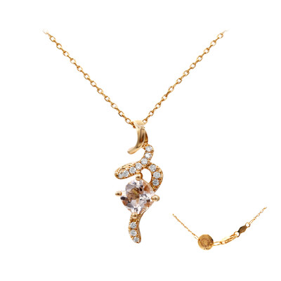 Collana in oro con Morganite AAA (CIRARI)