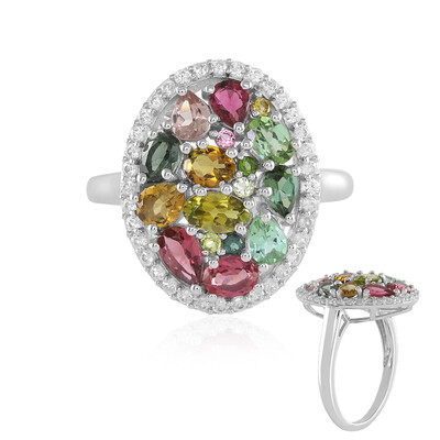 Anello in argento con Tormalina