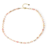 Collana in argento con Opale Rosa (Riya)