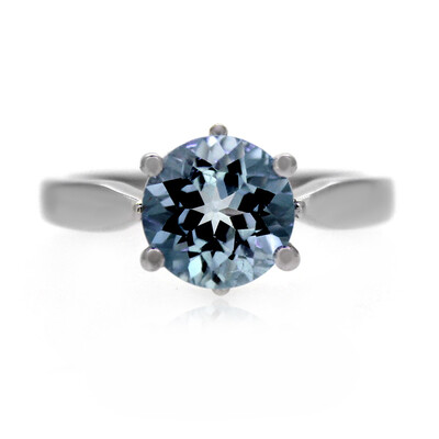 Anello in argento con Topazio Blu Cielo