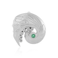 Ciondolo in argento con Smeraldo Etiope