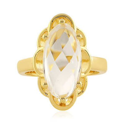Anello in argento con Quarzo Bianco