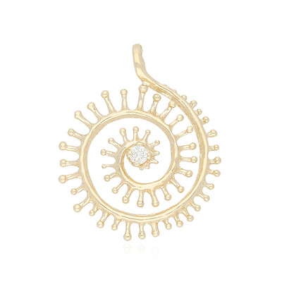 Ciondolo in oro con Diamante PK (H)