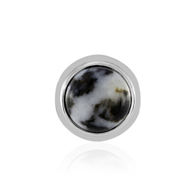 Ciondolo in argento con Dolomite White Buffalo (MONOSONO COLLECTION)