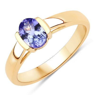 Anello in argento con Tanzanite