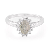 Anello in argento con Labradorite