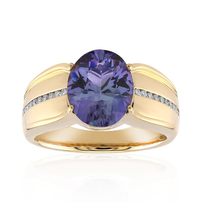 Anello in oro con Apatite Kunar (de Melo)