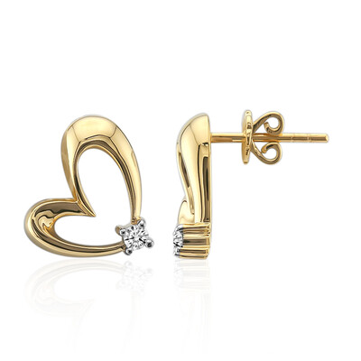 Orecchini in oro con Diamante SI1 (G) (Annette)