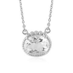 Collana in argento con Quarzo Bianco