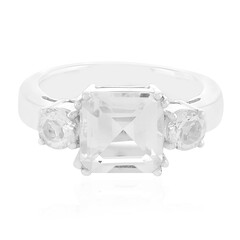 Anello in argento con Quarzo Bianco