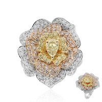 Anello in oro con Diamante Giallo SI2 (CIRARI)