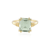 Anello in argento con Ametista Verde