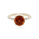 Anello in oro con Granato Essonite