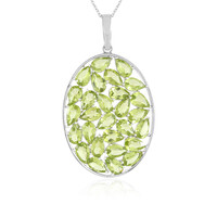 Collana in argento con Peridoto
