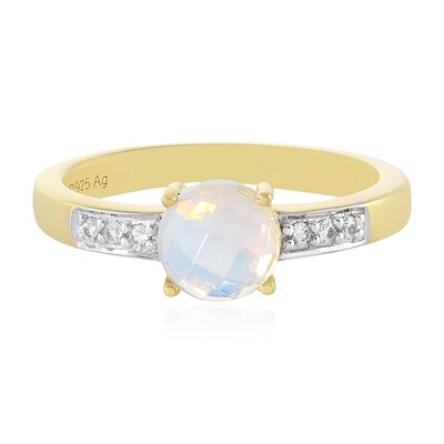 Anello in argento con Opale di Welo