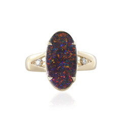 Anello in oro con Opale Matrice Andamooka (AMAYANI)
