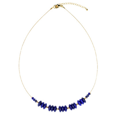 Collana in acciaio inossidabile con Lapislazzuli