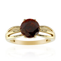 Anello in oro con Sfalerite