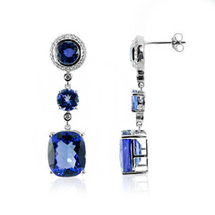 Orecchini in oro con Tanzanite AAA (de Melo)