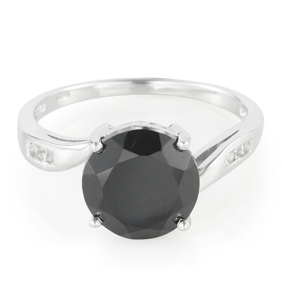 Anello in argento con Onice Nero