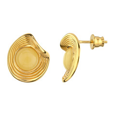 Orecchini in argento con Ambra Milky Baltica