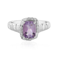 Anello in argento con Ametista Rose de France