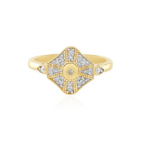 Anello in argento con Diamante I2 (J)