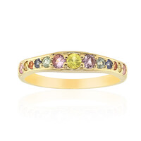 Anello in argento con Zaffiro Giallo