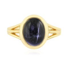 Anello in argento con Diopside Stellato d'India