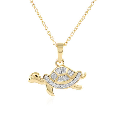 Collana in argento con Diamante I2 (J)