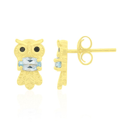 Orecchini in argento con Topazio Blu Cielo