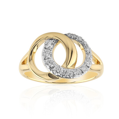 Anello in oro con Diamante IF (D) (Annette)