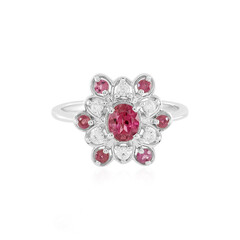 Anello in argento con Rubellite