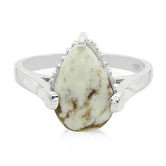 Anello in argento con Magnesite