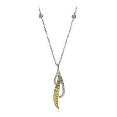 Collana in oro con Diamante Giallo SI2 (CIRARI)