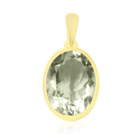 Ciondolo in argento con Ametista Verde