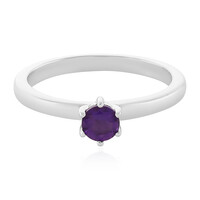 Anello in argento con Ametista