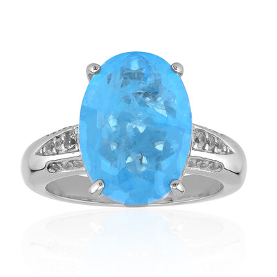Anello in argento con Quarzo Blu