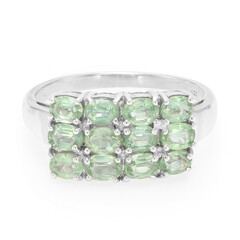 Anello in argento con Cianite Menta