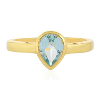 Anello in argento con Topazio Blu Cielo
