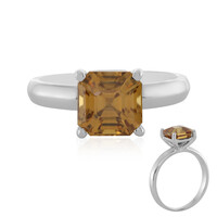 Anello in argento con Zircone Giallo