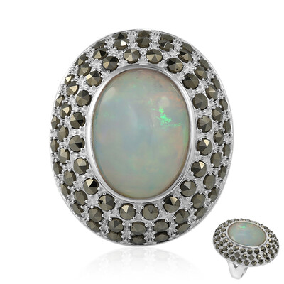 Anello in argento con Opale di Welo (Annette classic)