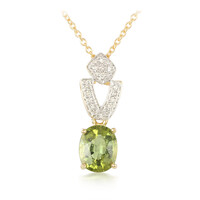 Collana in oro con Tormalina Paraíba (AMAYANI)