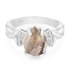 Anello in argento con Diaspro Dentritico Sonora
