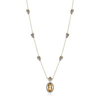 Collana in argento con Citrino