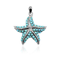 Ciondolo in argento con Turchese Sleeping Beauty